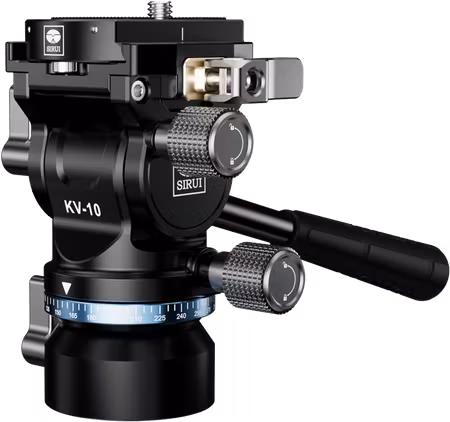 Sirui Pan & Tilt Head with Leveling Base KV-10