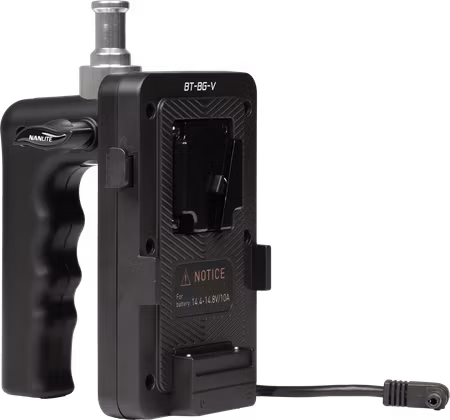 Nanlite V-mount Battery Grip with DC Connector