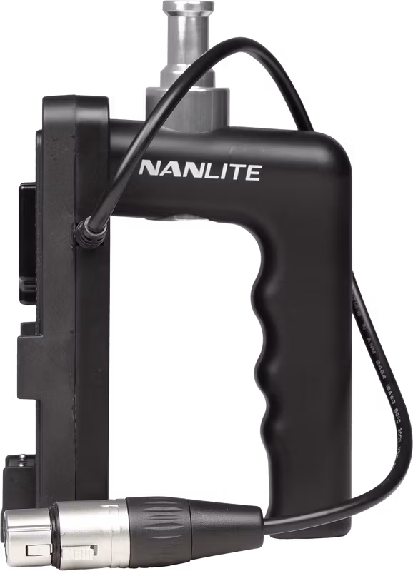 Nanlite V-Mount Battery Grip with 4-Pin XLR Connector