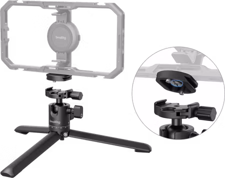 SmallRig 4630 Metal Tabletop Tripod with Arca-Swiss Quick Release Plate and Panoramic Ball Head