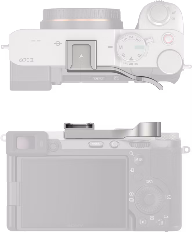 SmallRig 4818 Thumb Grip for Sony Alpha 7C II / Alpha 7CR / Alpha 7C Silver