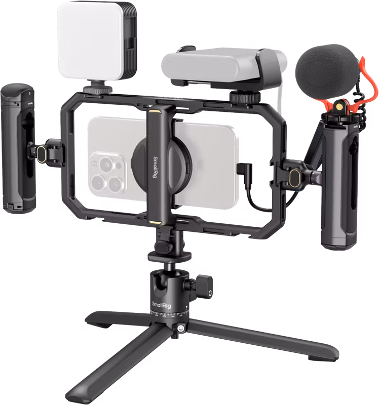 SmallRig 4704 All-in-One Video Kit for Smartphone Creators Qucik Pro Edition