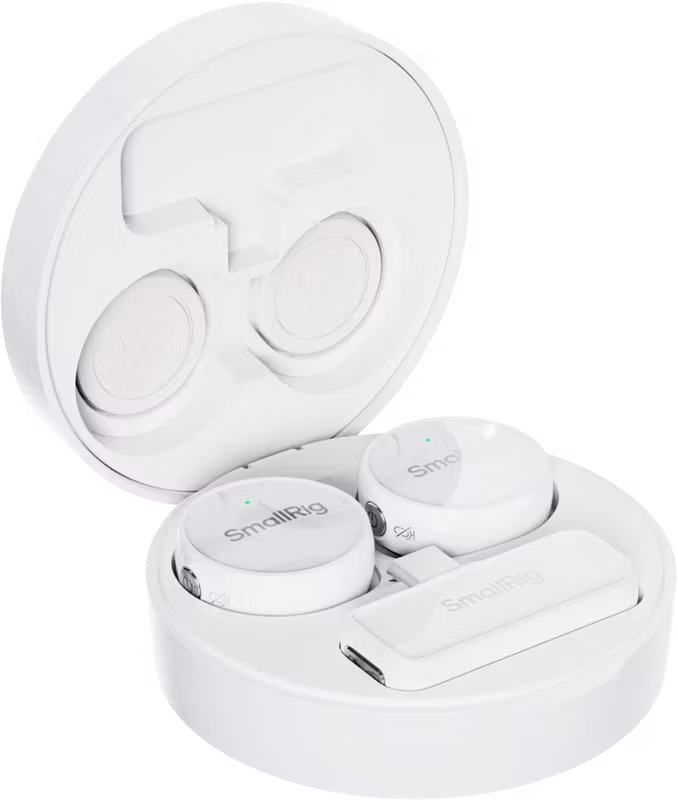 SmallRig 4706 S 60 Wireless Microphone White (USB-C Version)