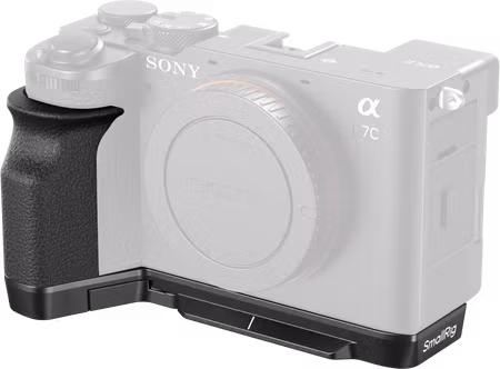 SmallRig 4797 L-Shape Mount Plate with Silicone Handle for Sony Alpha 7C II / Alpha 7CR