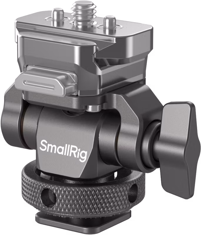 SmallRig 4888 HawkLock Quick Release Monitor Support with H21 Cold Shoe Mount