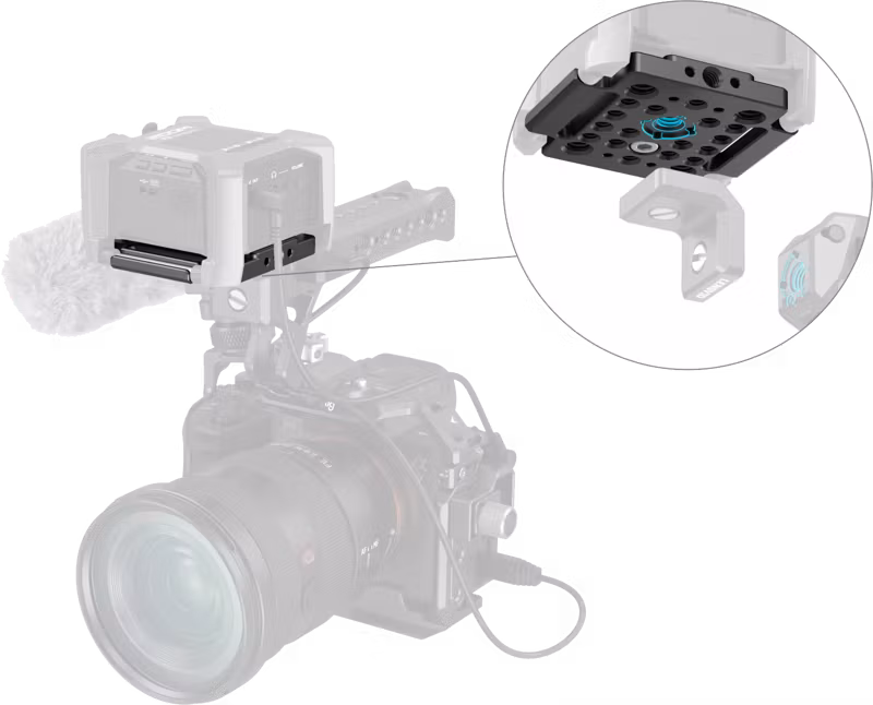 SmallRig 4883 Mount Plate for Zoom F3
