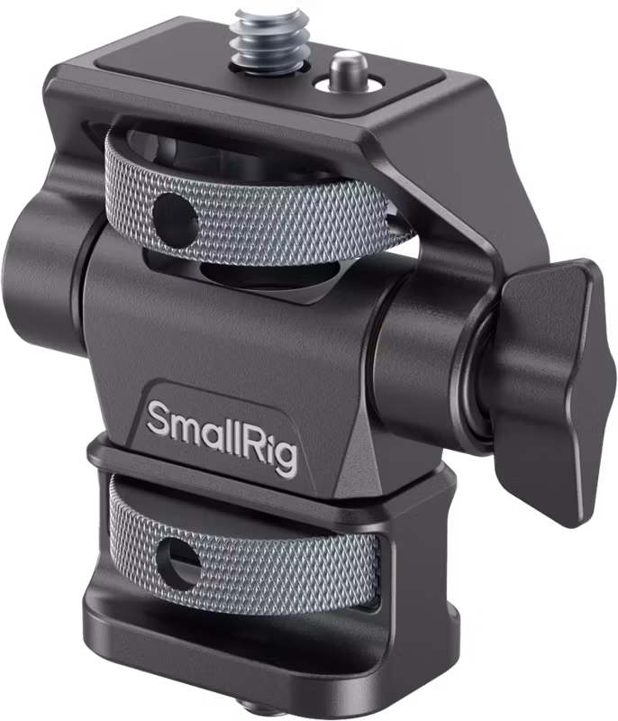 SmallRig 4886 Swivel and Tilt Adjustable Monitor Support with 1/4"-20 Screws