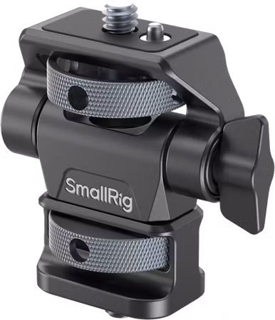 SmallRig 4886 Swivel and Tilt Adjustable Monitor Support with 1/4"-20 Screws