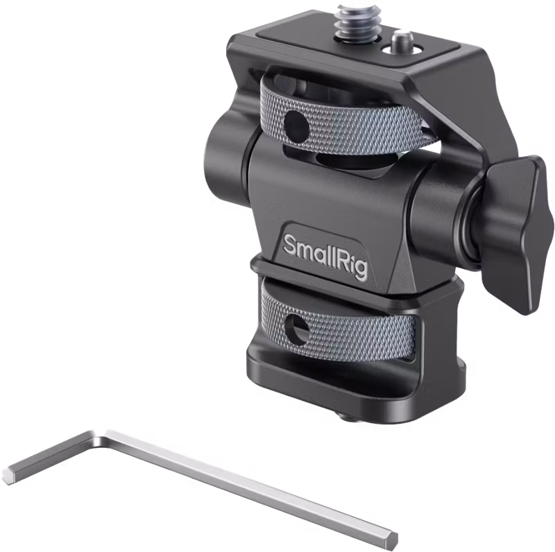 SmallRig 4886 Swivel and Tilt Adjustable Monitor Support with 1/4"-20 Screws