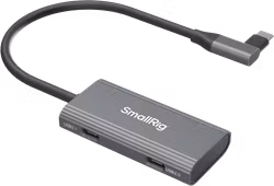 SmallRig 4598 USB-C Hub 4-in-1 PD/USB-C 3.1/USB-C 2.0 with Audio Adapter