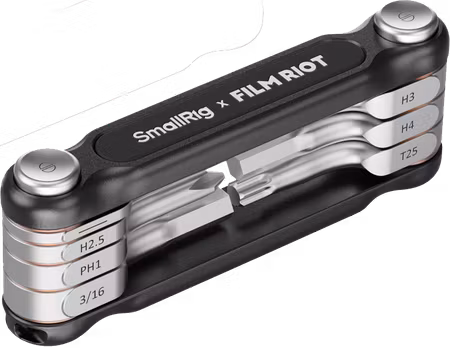 SmallRig 4374 x FILM RIOT 7-in-1 Folding Wrench Set with Multiple Angle Positioning Black