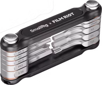 SmallRig 4375 x FILM RIOT 10-in-1 Folding Wrench Set with Multiple Angle Positioning Black