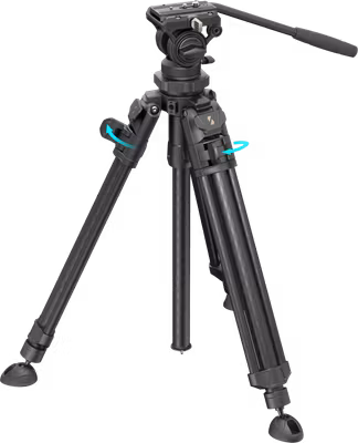 SmallRig 4420 Lightweight Video Carbon Fiber Tripod Kit AD-50 Pro