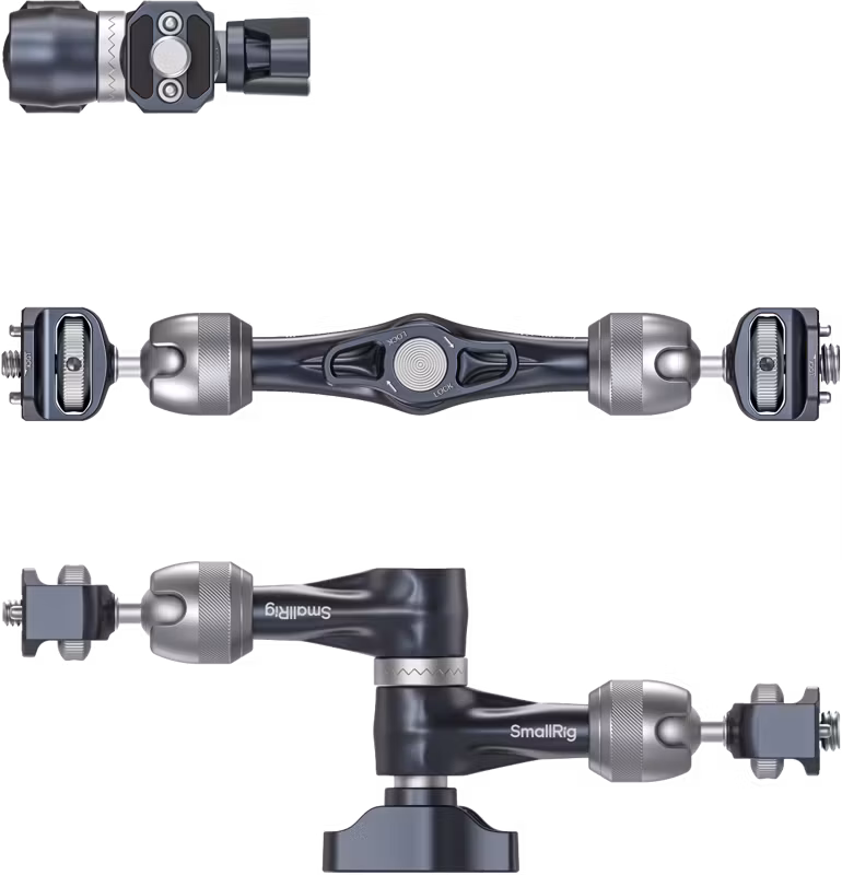 SmallRig 4899 Rosette Magic Arm (7") with ARRI Locating Screw