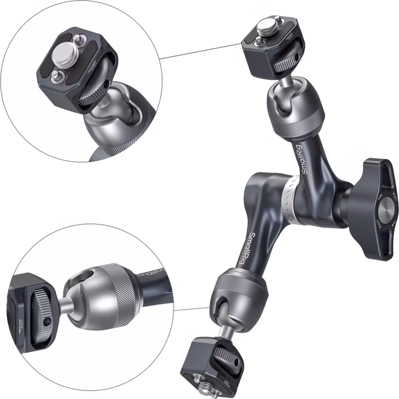 SmallRig 4899 Rosette Magic Arm (7") with ARRI Locating Screw