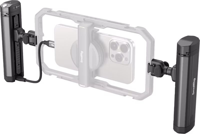 SmallRig 4841 Rotatable Bilateral Quick Release Side Handle with Wireless Control/M.2 SSD Enclosure