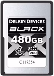 Delkin CFexpress 4.0 BLACK | Type A | VGP200, R1830/W1710 (Type A | 4.0) 480GB