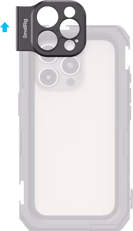SmallRig 5009 Lens Backplate for iPhone 16 Series Cage 17mm Threaded