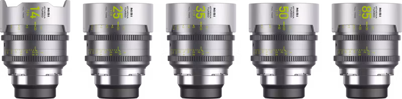 NiSi Athena Tuned Cine Lens Set PL-Mount