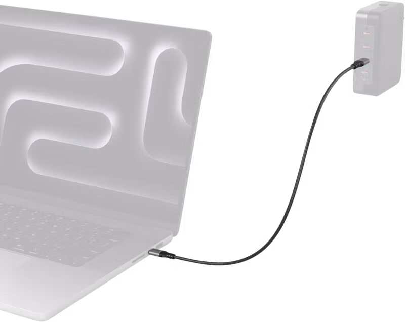 Cable de alimentación USB-C SMALLRIG 4908 de 240 W