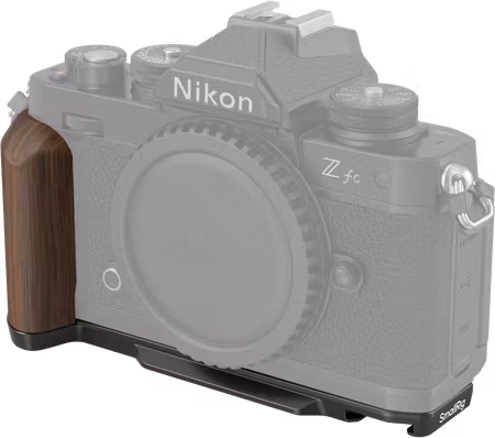 SmallRig 4802 Wooden L-Shape Grip for Nikon Z fc Black