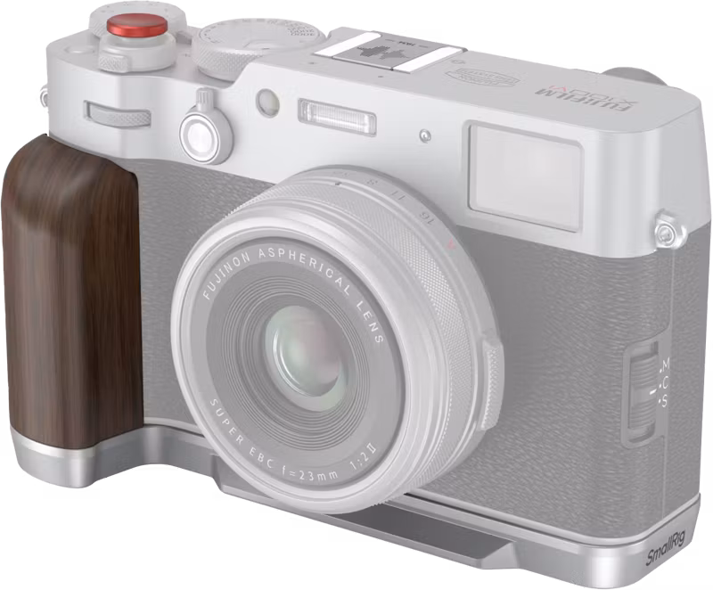 SmallRig 4804 Wooden L-Shape Grip for FUJIFILM X100VI / X100V Sliver