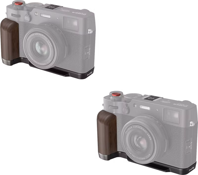 SmallRig 4805 Wooden L-Shape Grip for FUJIFILM X100VI / X100V Black