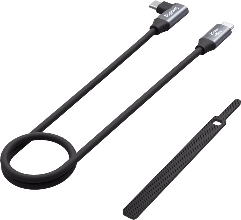 SmallRig 4791 USB-C (Straight) to USB-C (Angled) Data Cable 60cm