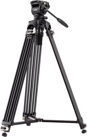 SmallRig 4686 Heavy-Duty Fluid Head Video Tripod Kit AD-01S
