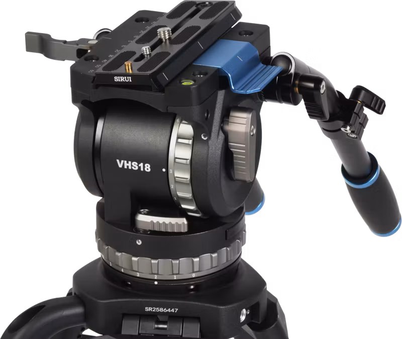 Sirui Pro Fluid Video Head VHS18 with 100mm Half Ball