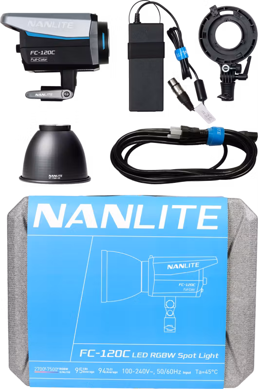 Nanlite FC-120C LED Color Spot Light