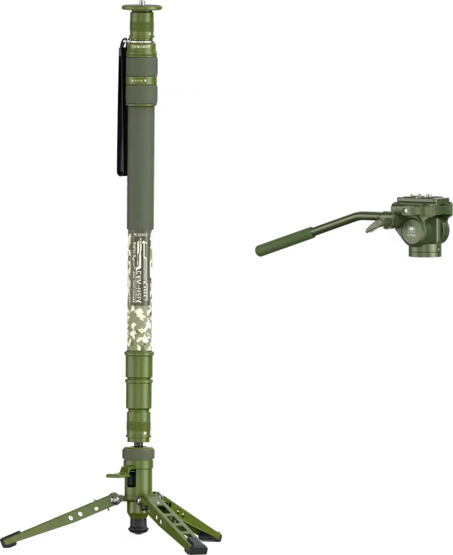 Sirui Monopod Video Set Pedal Version Camouflage CVM-145P + CT5X