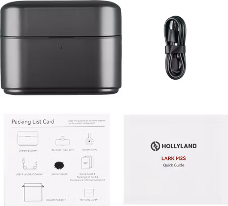 Hollyland LARK M2S Mobile Version Charging Case (Space Gray) Fit for Lark M2S