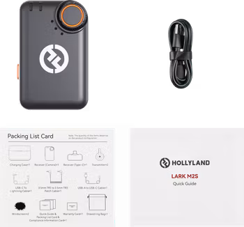 Hollyland LARK M2S Camera Receiver (Space Gray) Fit for Lark M2S