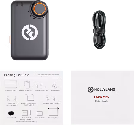 Hollyland LARK M2S Camera Receiver (Space Gray) Fit for Lark M2S