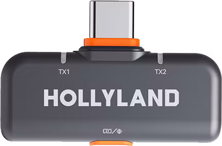 Hollyland LARK M2S USB-C Receiver (Space Gray) Fit for Lark M2S