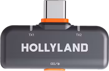 Hollyland LARK M2S USB-C Receiver (Space Gray) Fit for Lark M2S