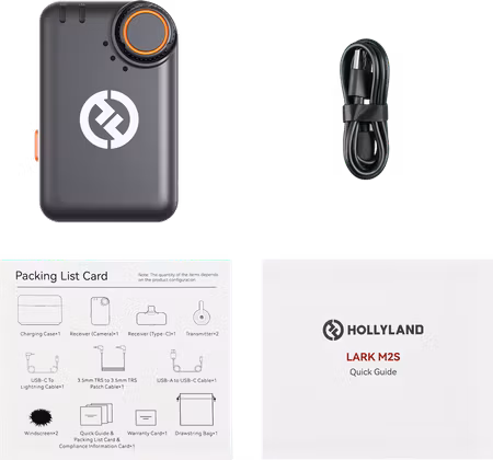 Hollyland LARK M2S Lightning Receiver (Space Gray) Fit for Lark M2S