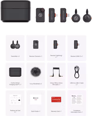 Hollyland Lark M2S  Ultimate Combo Wireless Microphone