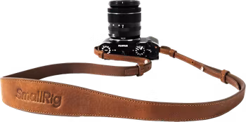 SmallRig 5209 Universal Leather Camera Shoulder Strap Brown