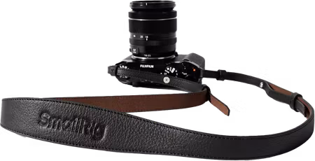 SmallRig 5208 Universal Leather Camera Shoulder Strap Black