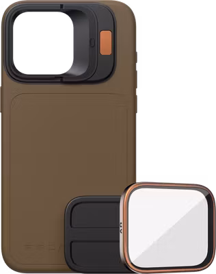 PolarPro Kit - LiteChaser iPhone 15 Pro Case Desert + UV Filter