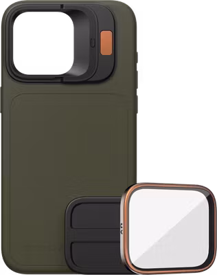 PolarPro Kit - LiteChaser iPhone 15 Pro Case Forest + UV Filter