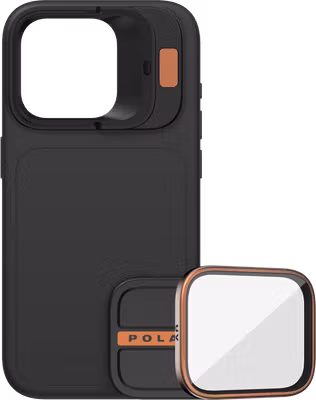 PolarPro Kit - LiteChaser iPhone 15 Pro Max Case Black + UV Filter