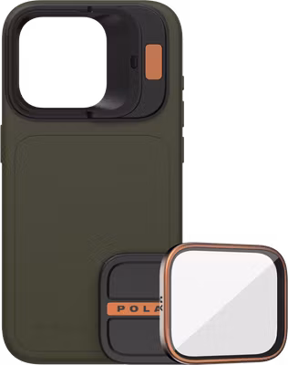 PolarPro Kit - LiteChaser iPhone 15 Pro Max Case Forest + UV Filter