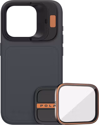 PolarPro Kit - LiteChaser iPhone 15 Pro Max Case Ocean + UV Filter