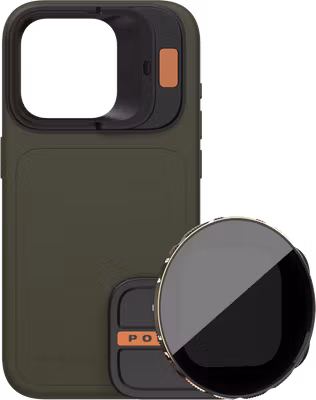 PolarPro Kit - LiteChaser iPhone 15 Pro Max Case Forest + VND 3-5 Filter
