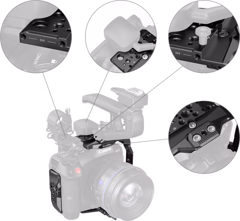 SmallRig 5136 Cage Kit for Canon EOS C80
