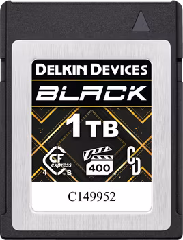 Delkin CFexpress 4.0 BLACK | Type B | R3630/W3130 (VPG400) 1TB