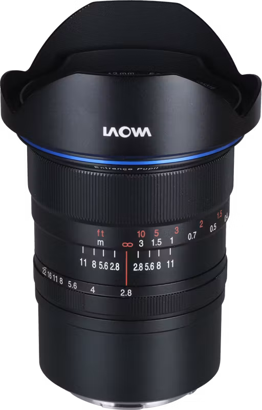 Laowa 12mm f/2.8 Zero-D Lens - L Mount